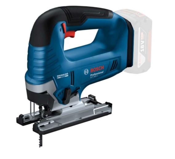 Bosch GST 185 Li Professional Cordless Jigsaw Solo – Precision Cutting Tool for Wood, Metal, and Plastic with Variable Speed for Professional Carpentry and Fabrication